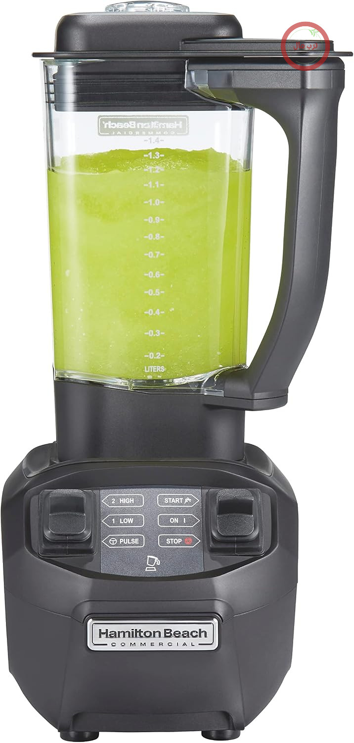 مخلوط کن نوشیدنی Hamilton Beach Commercial® Rio®، HBB255-CE، 1.6 اسب بخار، ظرف کوپلی استر 1.4 لیتری بدون BPA، 220-240 ولت، مشکی