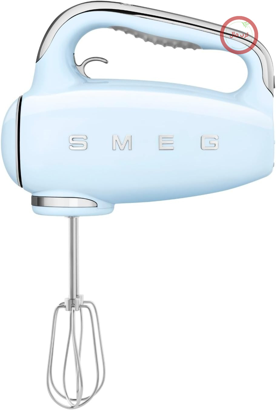 همزن برقی Smeg HMF01PBEU، 9 سطح سرعت، عملکرد توربو، سیستم شروع به کار روان، 4 همزن، 2 همزن، 250 وات، آبی