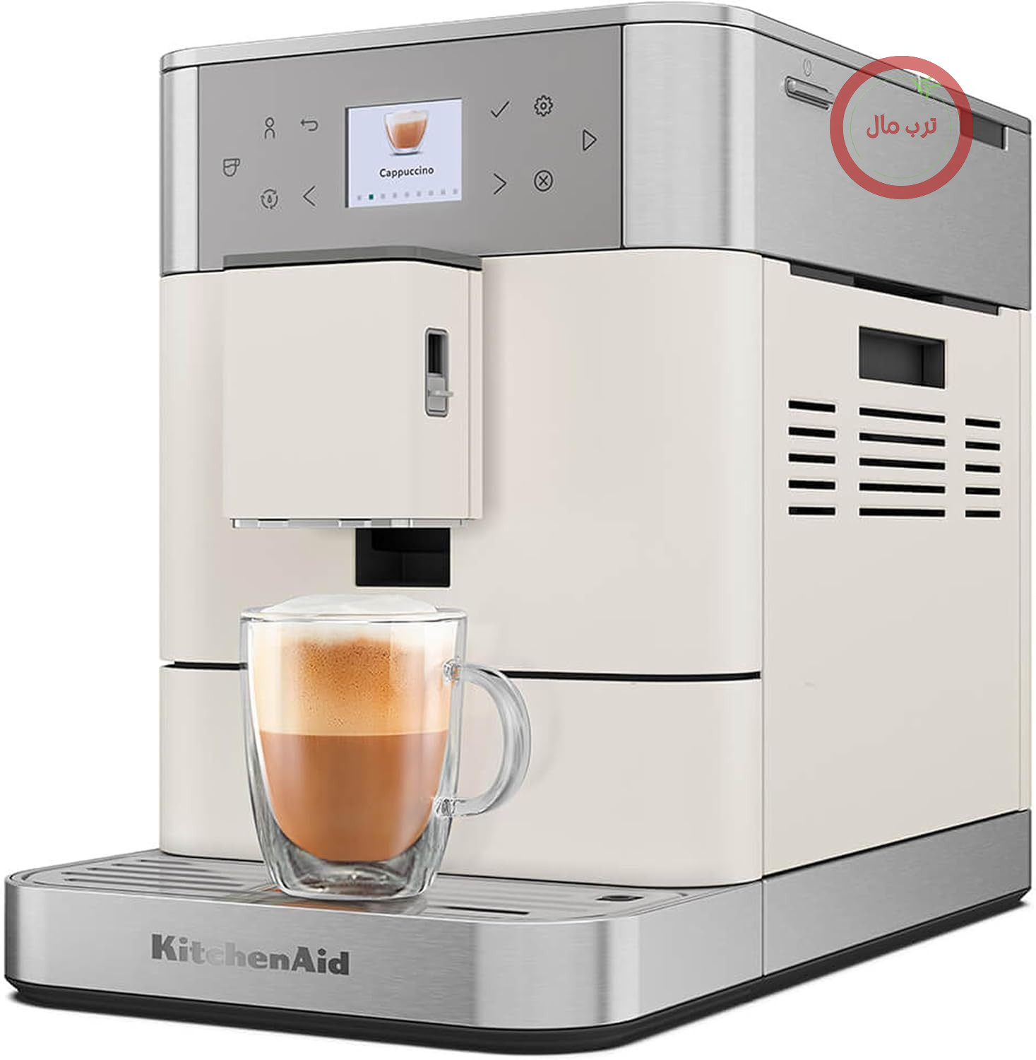 اسپرسوساز تمام‌اتوماتیک کیچن اید آمریکا KitchenAid KF6-15، سفید چینی