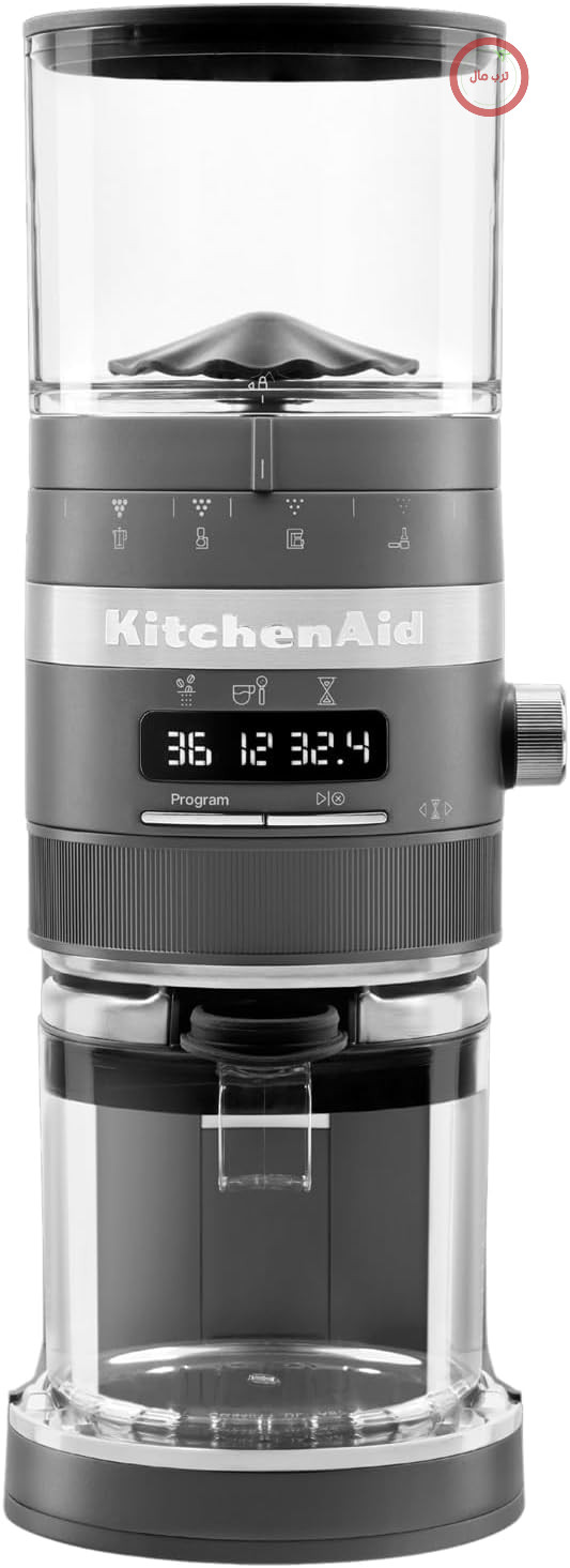 آسیاب قهوه کیچن اید - آرتیسان 5KCG8433 - مدالیون نقره‌ای - از فرنچ پرس تا اسپرسو 5KCG8433EMS