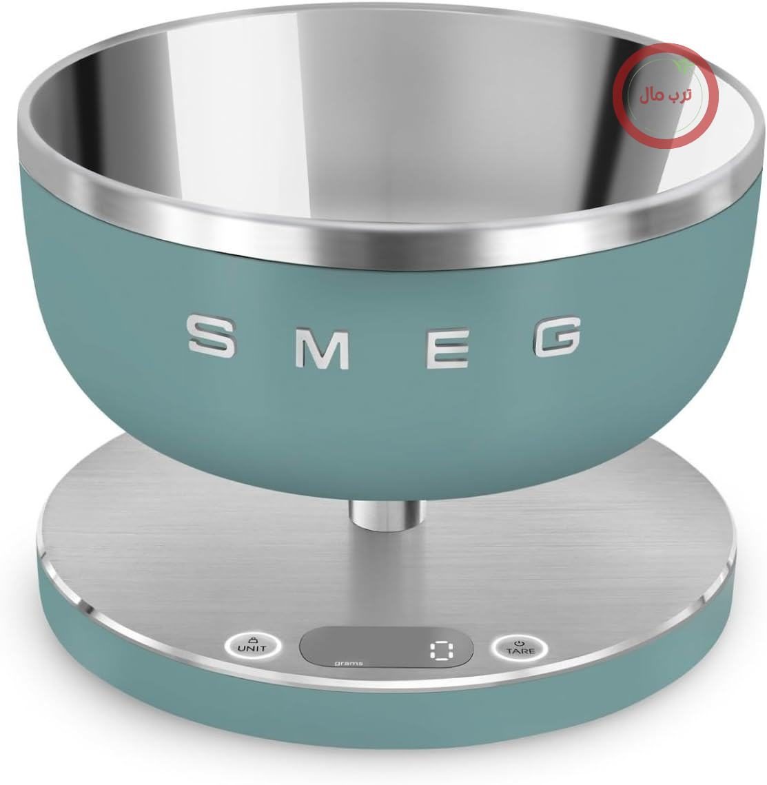 ترازوی آشپزخانه دیجیتال Smeg مدل KSC01EGMWW، سبز