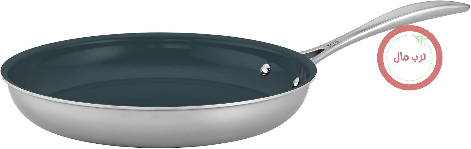 ماهیتابه ZWILLING Clad CFX، استیل ضد زنگ، سرامیک، روکش نچسب، 25.4 سانتی متر