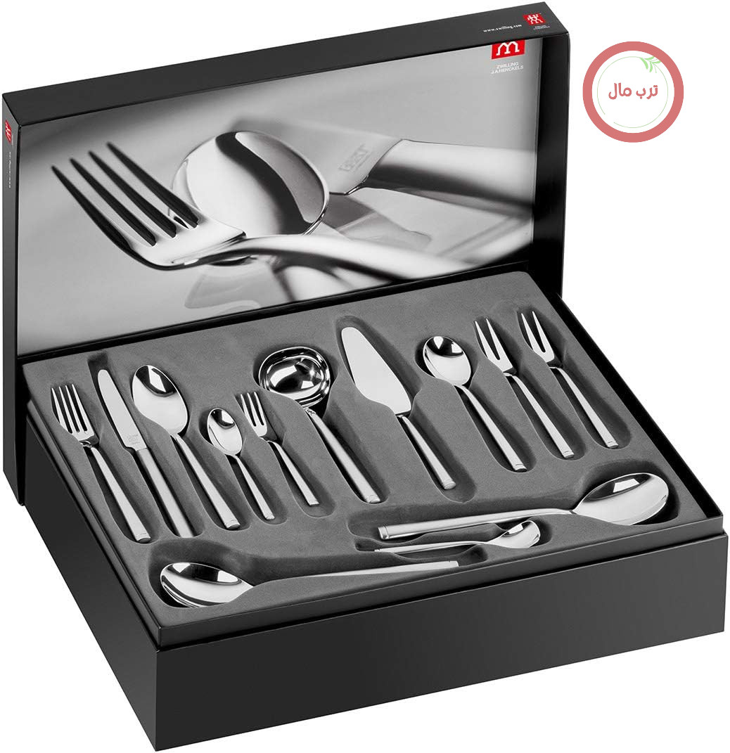 سرویس قاشق و چنگال زولینگ ZWILLING Senses، 12 نفره، استیل ضد زنگ، روکش مات