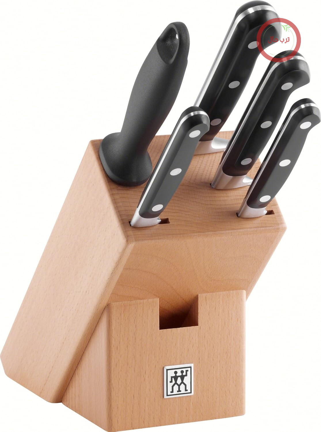سرویس چاقوی ۶ تکه زولینگ Zwilling Professional-S، استیل ضد زنگ، نقره‌ای/مشکی، ۳۸ × ۲۸ × ۲۸ سانتی‌متر، ۶ عدد