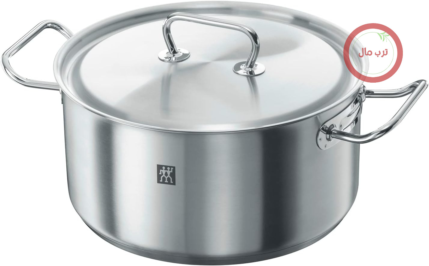 قابلمه کباب‌پزی کلاسیک ZWILLING TWIN با درب، 28 سانتی‌متر، 8.50 لیتر، مناسب برای اجاق گازهای القایی، بدون پوشش، استیل ضد زنگ، نقره‌ای