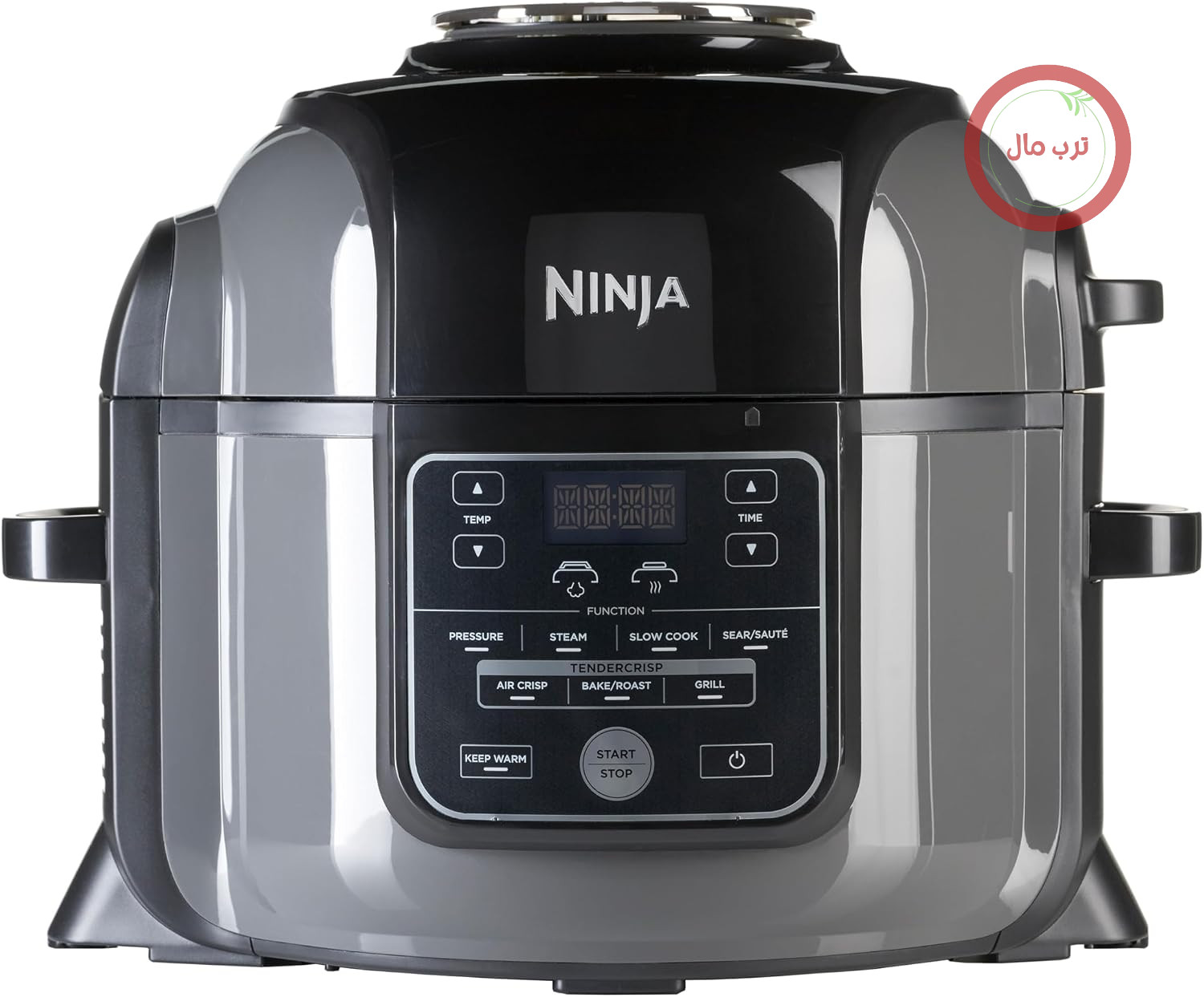 مولتی‌کوکر و زودپز و سرخ‌کن بدون روغن نینجا آمریکا Ninja Foodi مدل OP300EU، ظرفیت ۶ لیتر، استیل و مشکی