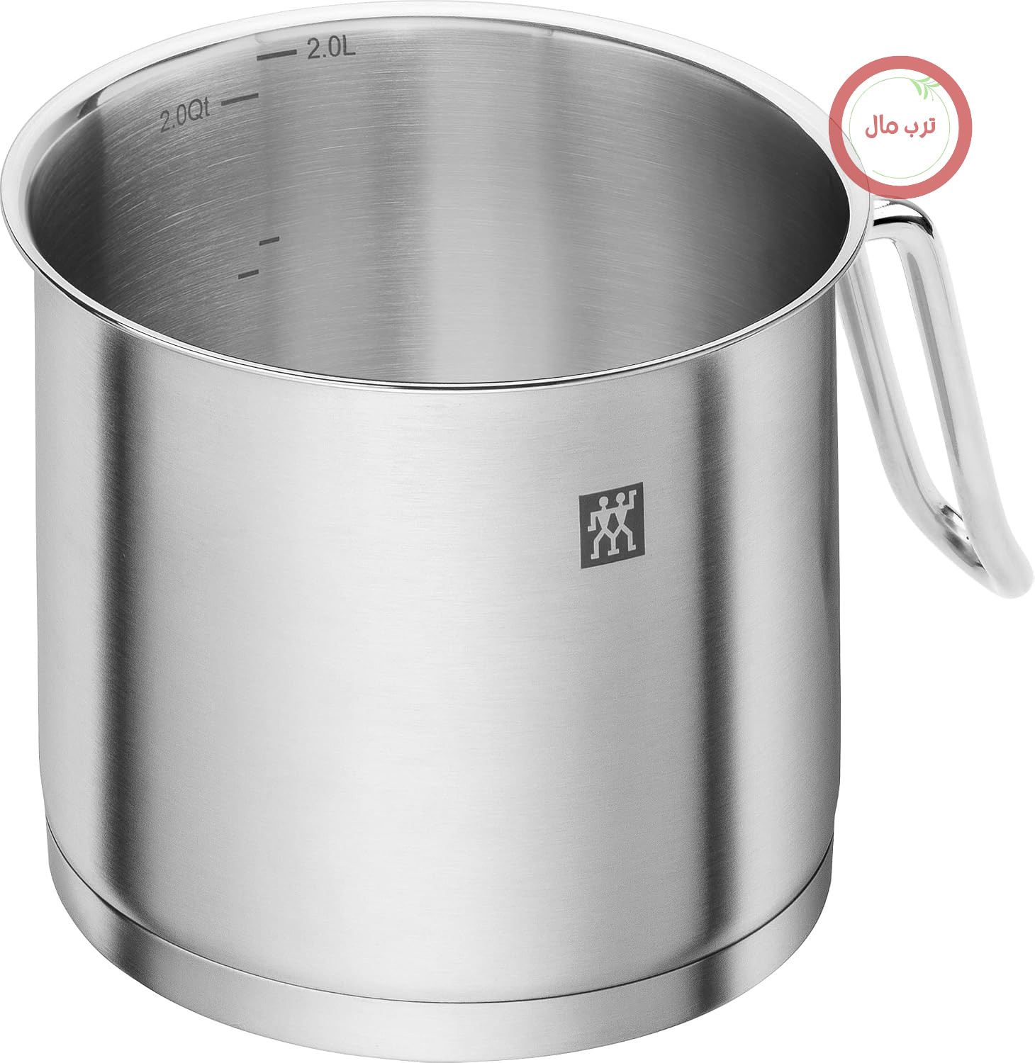 قابلمه شیر ZWILLING Pro، 14 سانتی‌متر، 2 لیتر، سازگار با القایی، استیل ضد زنگ 18/10، نقره‌ای