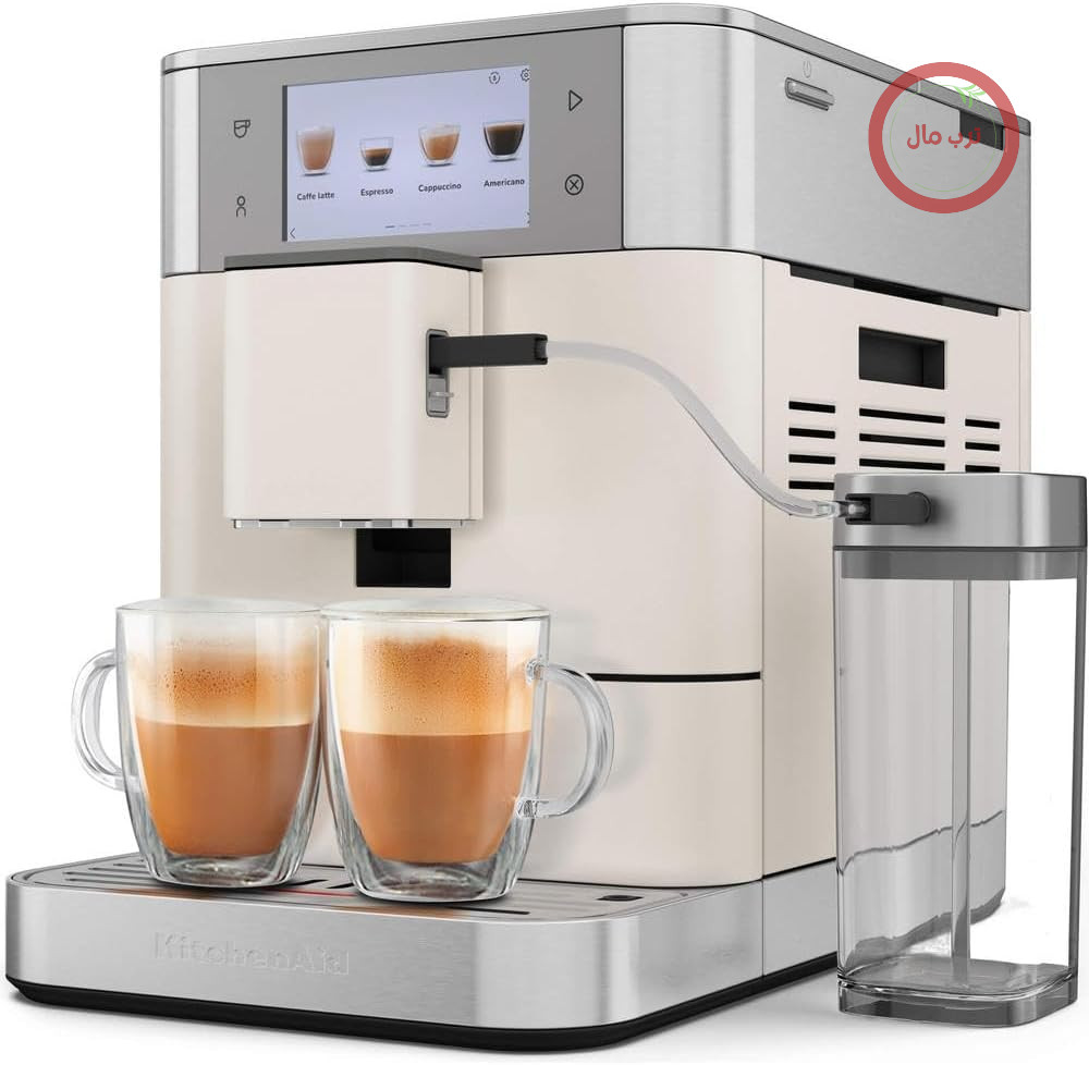 اسپرسوساز تمام‌اتوماتیک کیچن اید آمریکا KitchenAid KF8، سفید چینی
