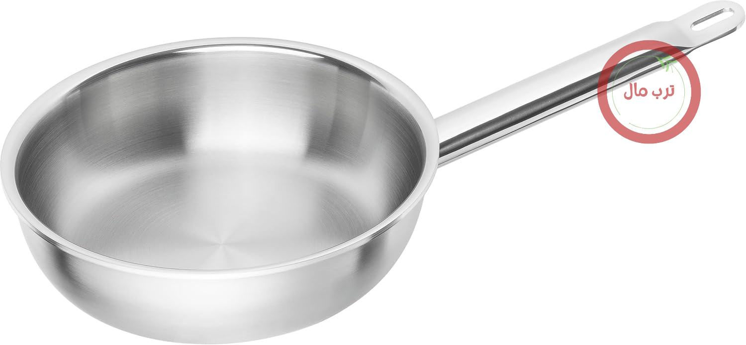 ماهیتابه ZWILLING Pro، 20 سانتی‌متر، بدون روکش، استیل ضد زنگ 18/10