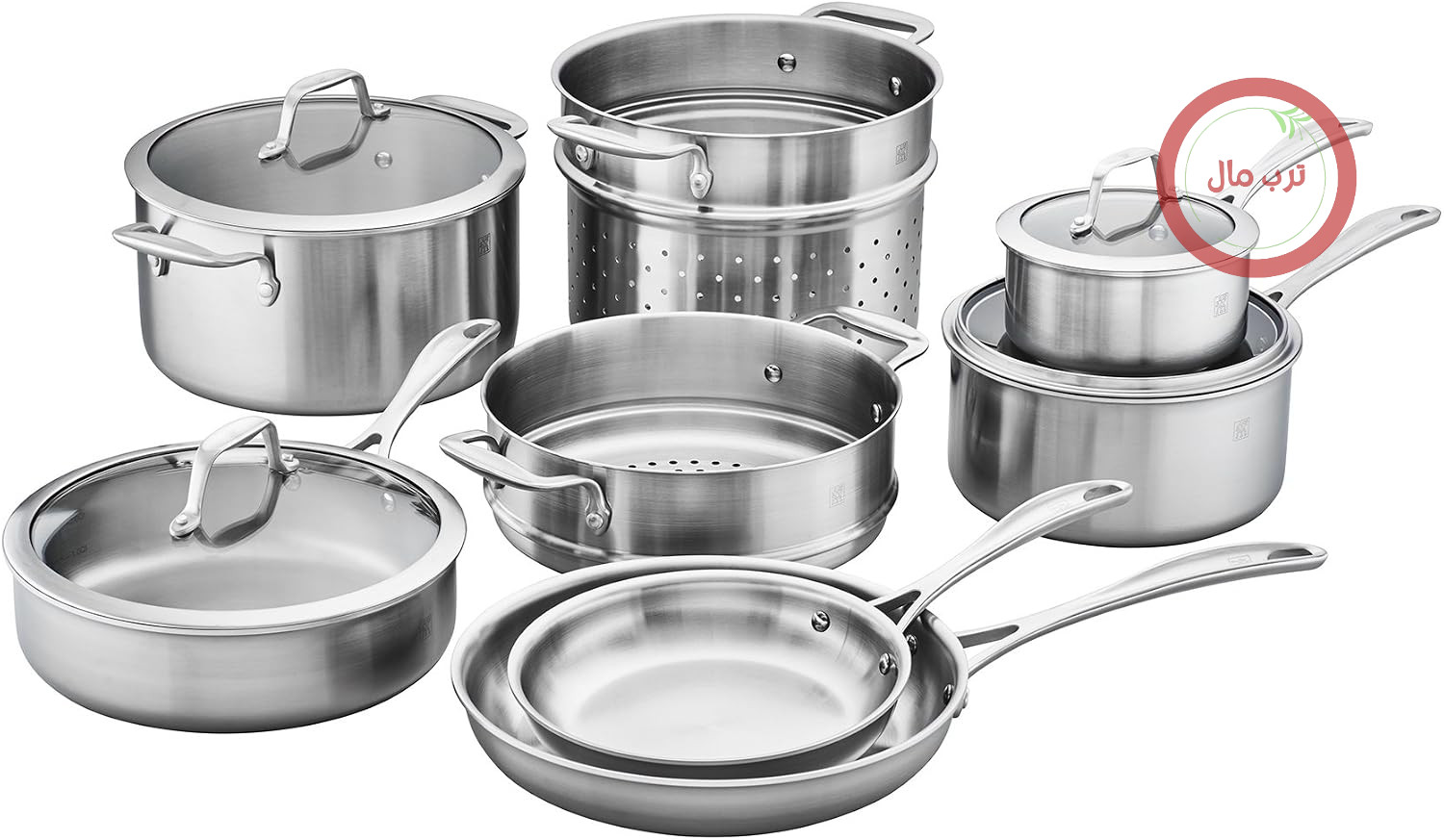 سرویس قابلمه استیل ضد زنگ ZWILLING مدل 64090-002 Spiritus