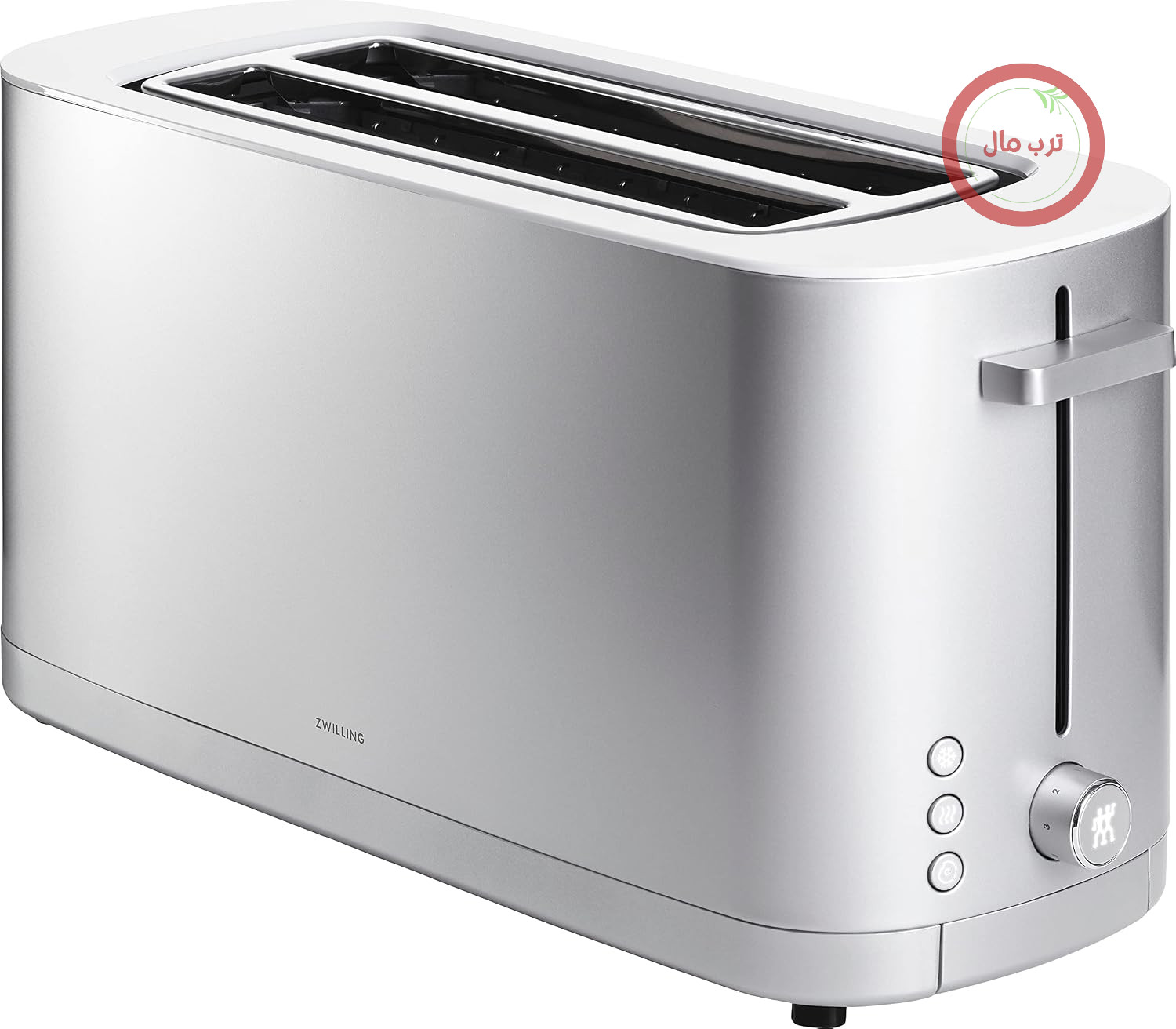 توستر زولینگ  ZWILLING ENFINIGY با ۳ برنامه خودکار، ۷ سطح برشته کردن و قابلیت خاموش شدن خودکار، توستر شیار بلند برای ۴ برش کوتاه یا ۲ برش بلند، نقره‌ای (بدون گرم‌کن نان)