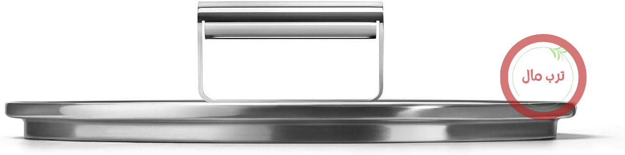 Smeg، CKFL2401، درب شیشه‌ای تخت، قطر 24 سانتی‌متر، دسته استیل ضد زنگ، دریچه بخار، سازگار با محصولات پخت و پز، 25.5 x 25.5 x 5.7 سانتی‌متر