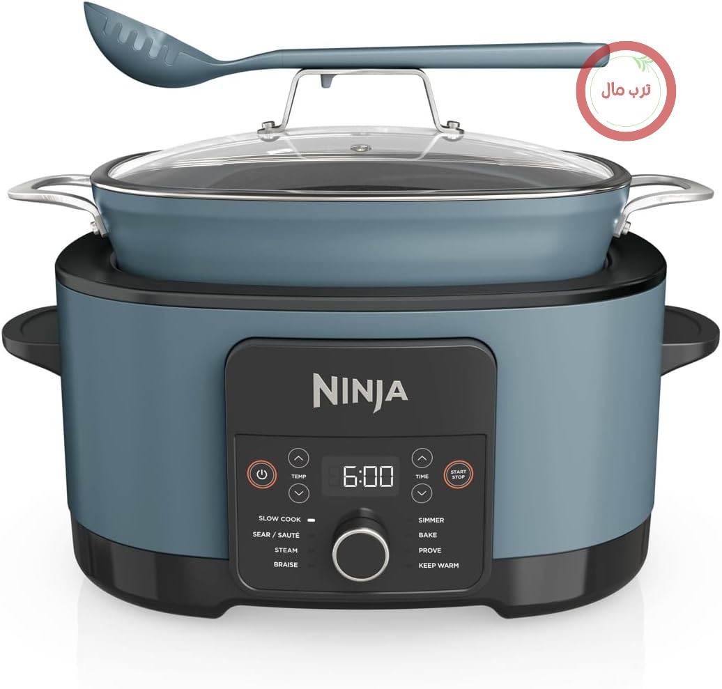 پلوپز و آرام پز نینجا آمریکا Ninja Foodi PossibleCooker مدل MC1001EU، ظرفیت ۸ لیتر، خاکستری