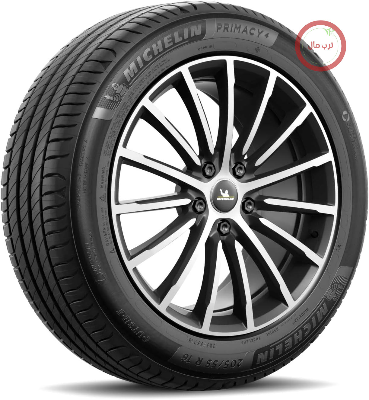 لاستیک خودرو میشلن فرانسه تابستانی TL PRIMACY 4+ سایز 205/55VR16 سایز 91V E