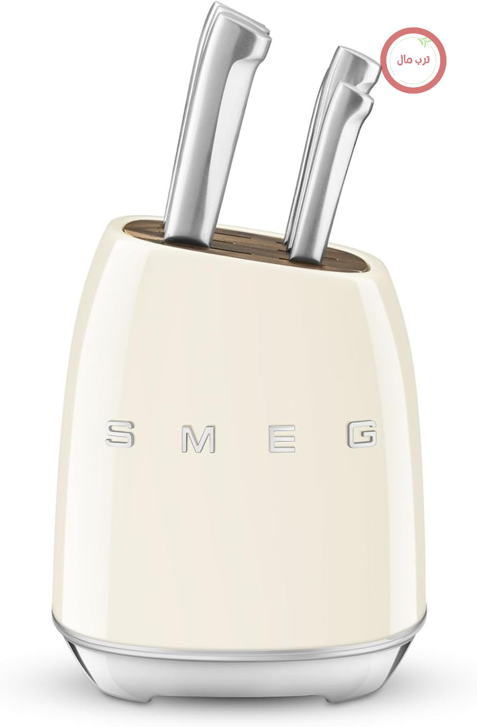 ست چاقو 7 پارچه اسمگ ایتالیا Smeg KBSF02CR رنگ کرم