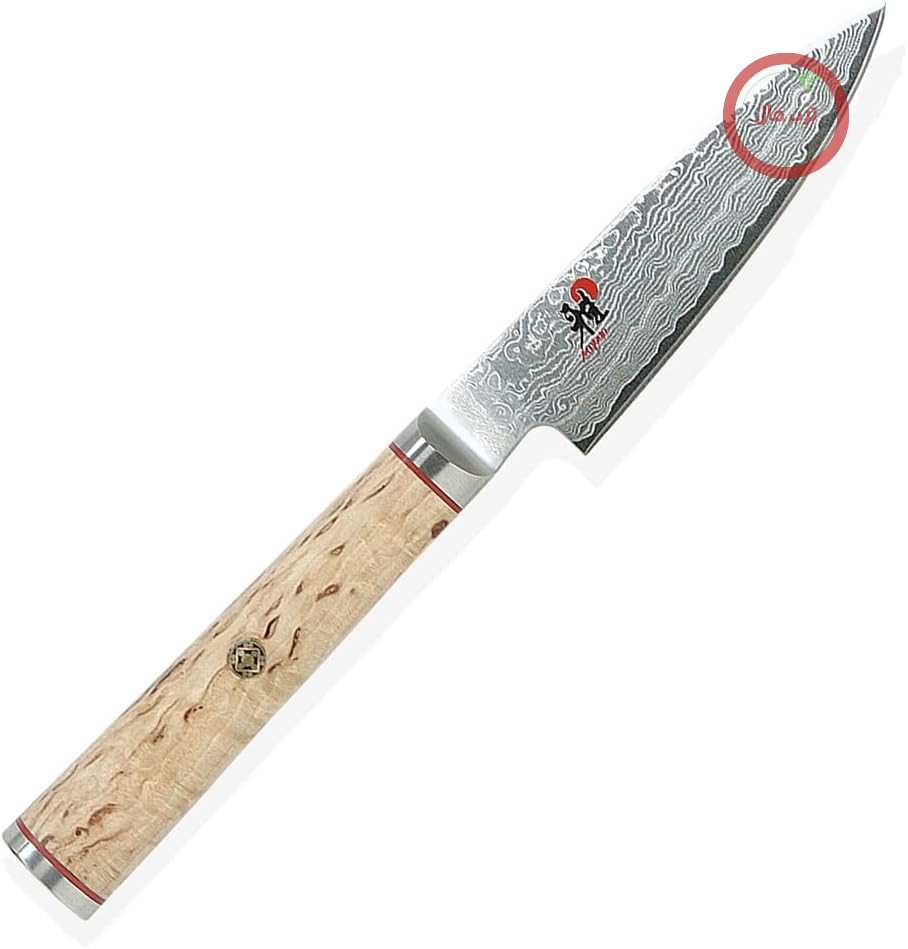 چاقو Miyabi 234372-091-0 چاقوی آماده سازی Shotoh، فولاد، 9 سانتی متر، نقره / توس، 31.5 x 8.5 x 3.5 سانتی متر