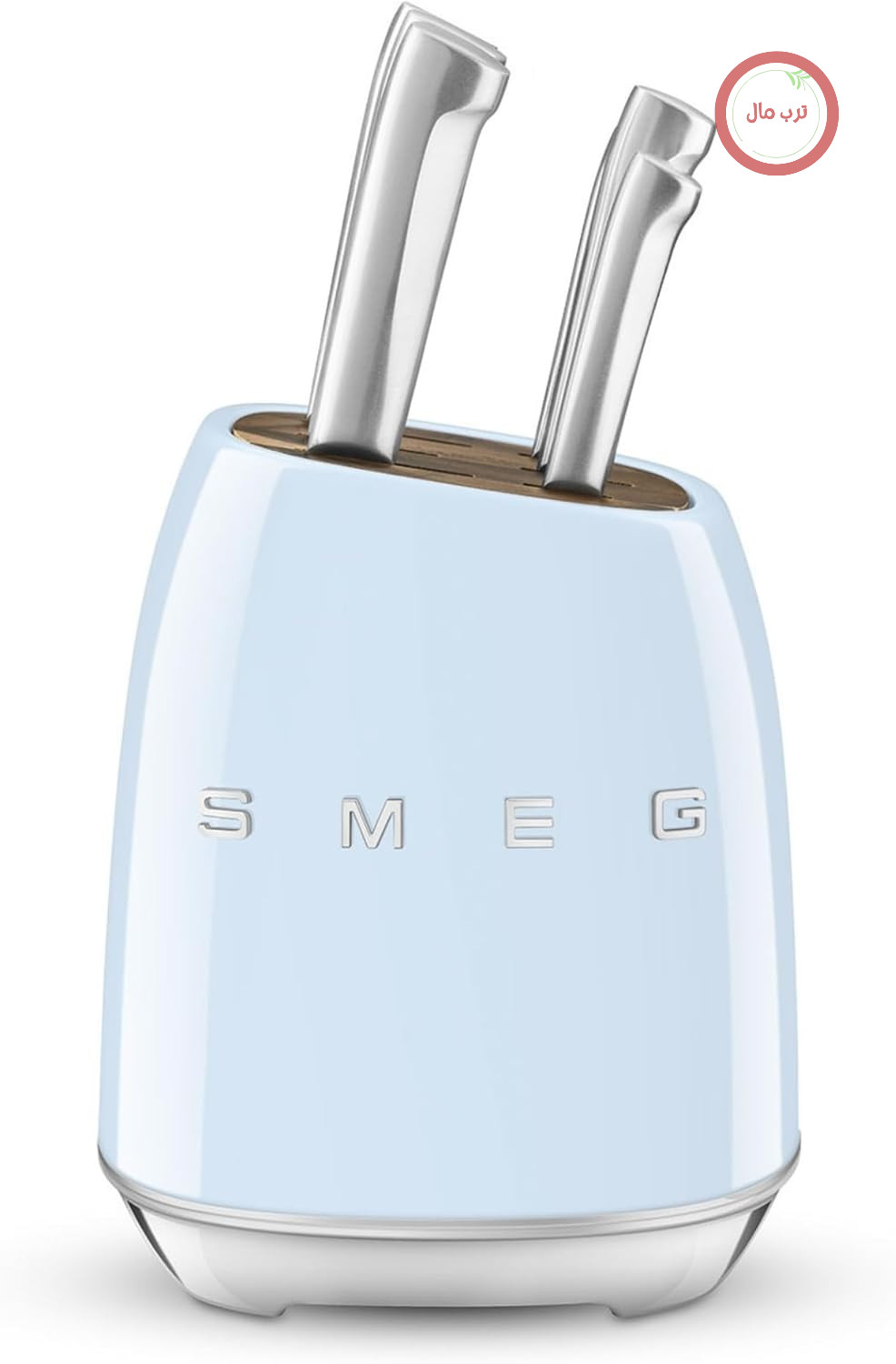 ست چاقو 7 پارچه اسمگ ایتالیا Smeg KBSF02PB رنگ آبی روشن