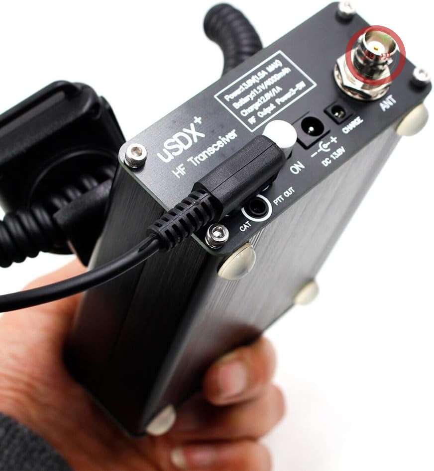 فرستنده و گیرنده رادیویی 8 باند LCD SDR-تمام حالته HF SSB QRP، Usdr Usdx+ Plus V2 8 SDR-Vollmodus HF Amateurfunk SSB QRP