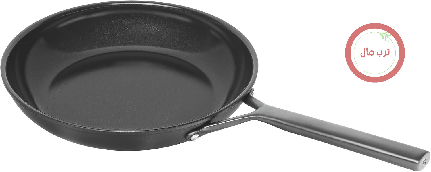 ماهیتابه ZWILLING Milano 28 سانتی‌متر، روکش سرامیکی، سازگار با القا، مشکی