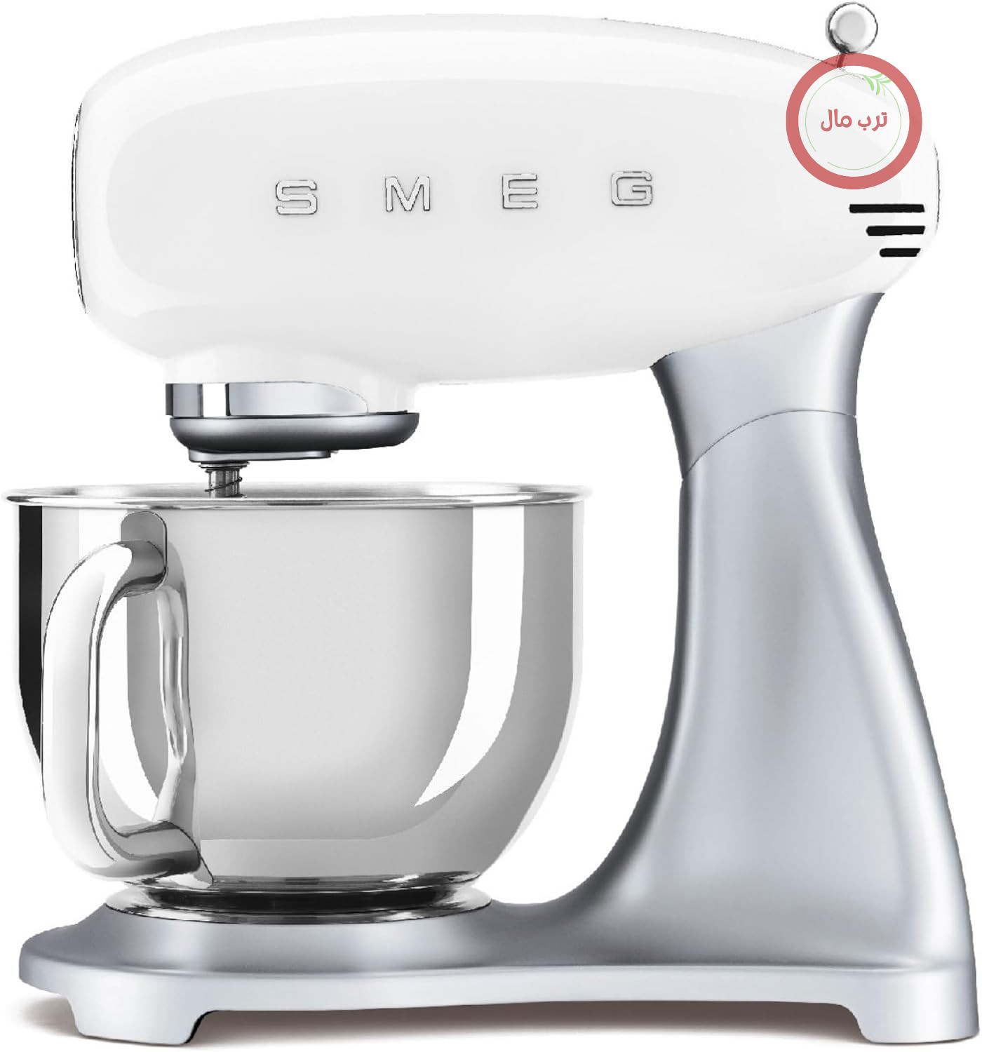 غذاساز کاسه‌ای اسمگ ایتالیا Smeg SMF02WHEU سفید ۴.۸ لیتری