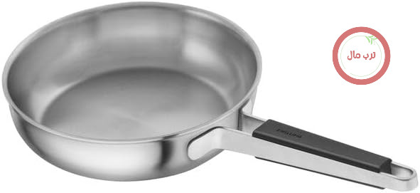 ماهیتابه گرد Zwilling Pure، 28 سانتی‌متر، استیل ضد زنگ 18/10، نقره‌ای