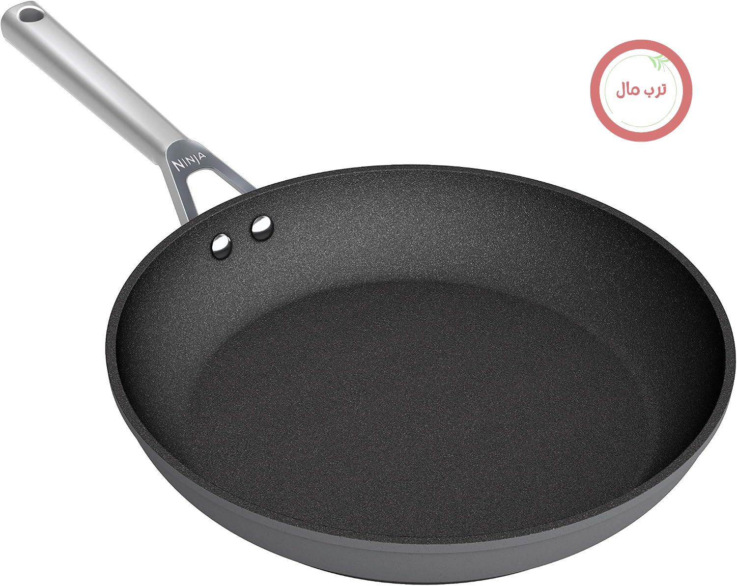 ماهیتابه نینجا فودی زیرو استیک 20 سانتی‌متری، آلومینیوم آنودایز شده سخت، روکش نچسب، سازگار با القای حرارتی، قابل استفاده در ماشین ظرفشویی