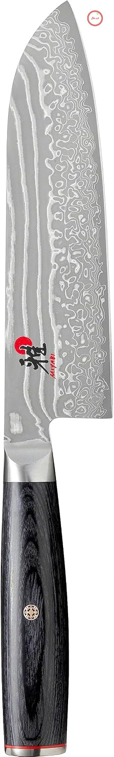 چاقو MIYABI SANTOKU طول تیغه 18 سانتی متر چاقوی ژاپنی مخصوص گوشت و سبزیجات، آشپزخانه تیز