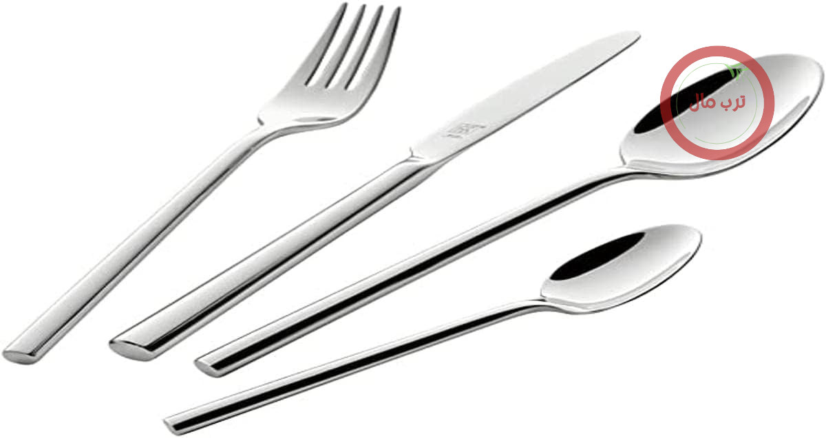 سرویس قاشق و چنگال زولینگ آبردین، ۶۸ پارچه، استیل ضد زنگ، نقره‌ای، ابعاد ۳۸ در ۲۸ در ۲۸ سانتی‌متر، واحدها Zwilling Besteck