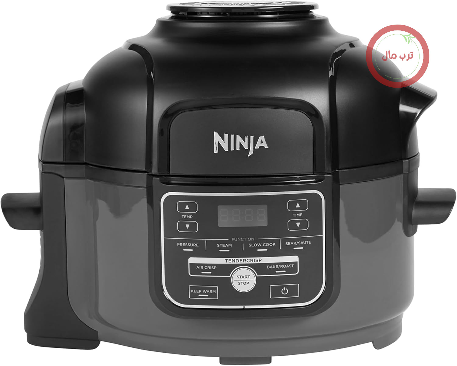 مولتی‌کوکر و زودپز و سرخ‌کن بدون روغن نینجا آمریکا Ninja Foodi MINI مدل OP100EU، ظرفیت ۴.۷ لیتر، خاکستری و مشکی