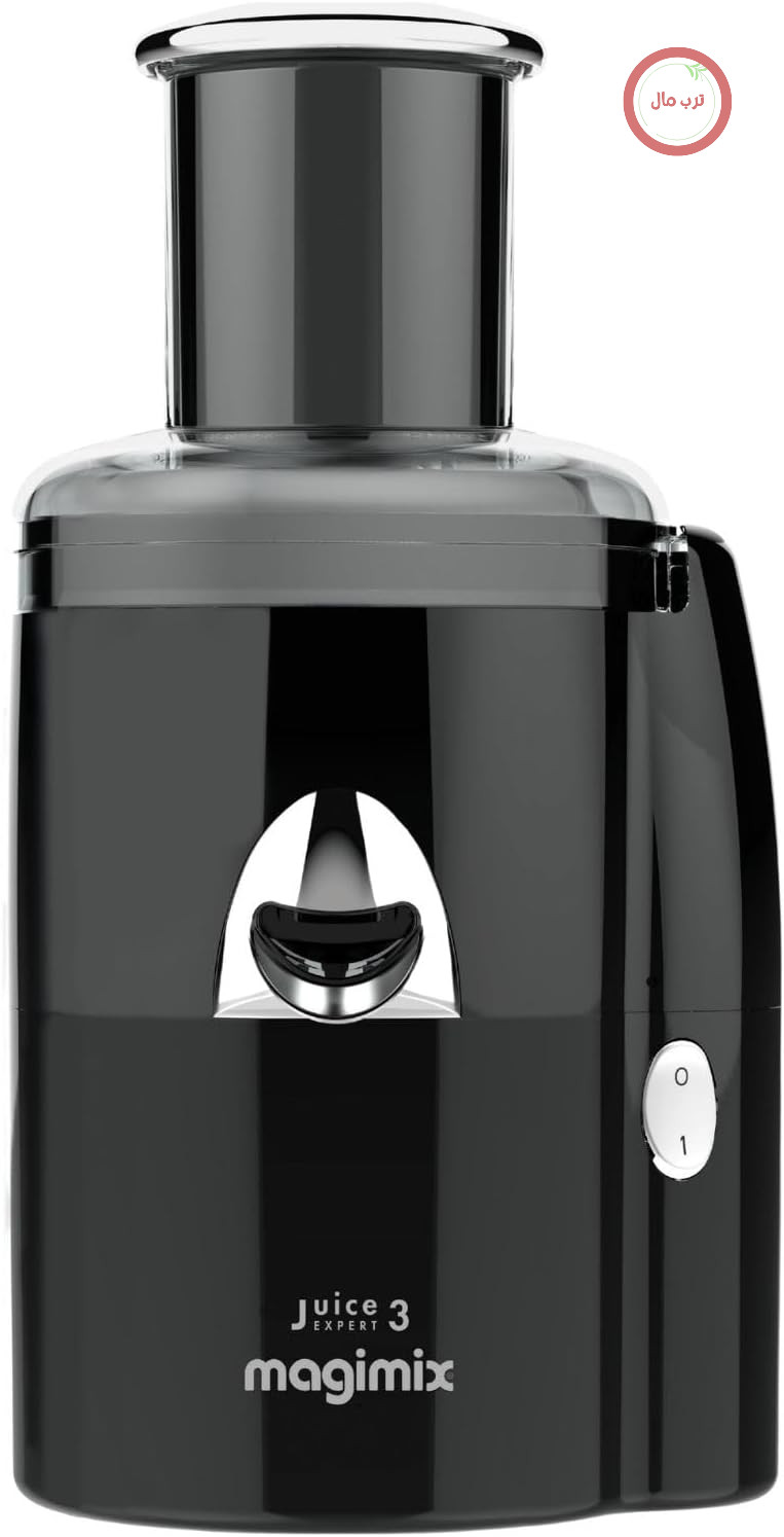 آبمیوه‌گیری آهسته مجیمیکس فرانسه Magimix - Juice Expert 3 - آبمیوه‌گیری سه کاره، فناوری پرس سرد، دهانه ورودی XL، پرس مرکبات، عملکرد اسموتی، 400 وات، بدون BPA - سفید